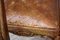 Sedie da pranzo antiche in quercia e pelle, Francia, set di 6, Immagine 20