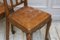 Antique French Leather and Oak Dining Chairs, Set of 6, Image 22