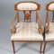 Biedermeier Walnut Armchairs by Karl Johan, Set of 2 1