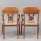 Biedermeier Walnut Armchairs by Karl Johan, Set of 2 3