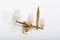 Mid-Century Alraune Brass and Acrylic Glass Sconce by J.T. Kalmar, 1950s, Image 3