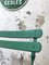 Sedie da giardino industriali in ferro battuto, Francia, anni '40, set di 4, Immagine 6