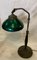 Lámpara de mesa italiana industrial de baquelita y latón, años 30, Imagen 1