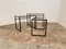 Scandinavian Modern Glass and Metal Nesting Tables from Ikea, 1970s 2