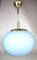 Lámpara de techo italiana de cristal de Murano de Venini, años 60, Imagen 3