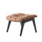 Black Oak & Camel Leather Mammoth Ottoman by Rune Krøjgaard & Knut Bendik Humlevik for Norr11 1