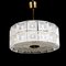 Brass and Crystal Chandelier by Carl Fagerlund for Orrefors, 1960s, Image 1