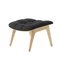 Natural Oak & Coal Grey Wool Mammoth Ottoman by Rune Krøjgaard & Knut Bendik Humlevik for Norr11, Image 1