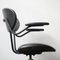 Mid-Century Italian Steel and Vinyl Desk Chair, 1960s 8