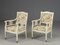 Art Nouveau German Beech Armchairs, Set of 2 1