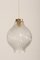 Textured Glass and Brass Tulipan Pendant by J.T. Kalmar for Kalmar, 1950s, Image 1