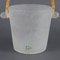 Frosted Glass Ice Bucket by Gunnar Ander for Lindshammar, 1960s 2