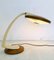 Mid-Century Glass and Steel Table Lamp from Fase, 1960s 5