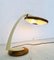 Mid-Century Glass and Steel Table Lamp from Fase, 1960s 10
