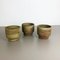 Vases en Céramique par Piet Knepper pour Mobach, 1970s, Set de 3 18