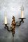 Vintage German Brass and Plastic Sconce, 1970s, Image 4