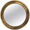 Specchio rotondo in ottone, anni '50, Immagine 1