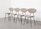 Modernist Fabric and Steel Bar Dining Chairs by Rudolf Wolf for Elsrijk, 1950s, Set of 4 2