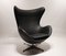 Model 3316 Egg Leather Lounge Chair by Arne Jacobsen for Fritz Hansen, 1960s, Image 2