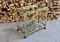 Italian Brass and Gold Plating Trolley, 1970s 8