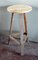 Antique Industrial Fir Side Table 3