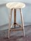 Antique Industrial Fir Side Table, Image 1