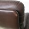 Set of Vintage Leather Lounge Chair with Ottoman, 1970s 18