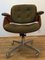 German Leather and Oak D49 Desk Chair by Hans Könecke for Tecta, 1950s, Image 3