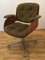 German Leather and Oak D49 Desk Chair by Hans Könecke for Tecta, 1950s, Image 1