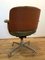German Leather and Oak D49 Desk Chair by Hans Könecke for Tecta, 1950s 11
