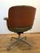 German Leather and Oak D49 Desk Chair by Hans Könecke for Tecta, 1950s, Image 11