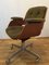 German Leather and Oak D49 Desk Chair by Hans Könecke for Tecta, 1950s 2