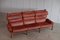 Vintage Brass and Leather Sofa by Arne Norell for Arne Norell AB, 1960s, Image 12