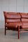 Vintage Brass and Leather Sofa by Arne Norell for Arne Norell AB, 1960s, Image 8
