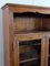 Vintage Hand-Crafted Italian Walnut Bookcase Cabinet, 1980s, Image 6