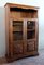Vintage Hand-Crafted Italian Walnut Bookcase Cabinet, 1980s 5
