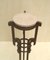 Antique Brass & Travertine Plant or Flower Stand 2