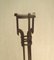 Antique Brass & Travertine Plant or Flower Stand, Image 3