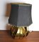 Lampe de Bureau Fleur Mid-Century en Laiton, Italie, 1960s 11