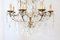 Vintage Crystal & Bronze Chandelier, 1930s, Image 3