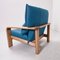 Modernist Fabric & Wood Lounge Chair from Rolf Benz, 1970s, Image 6