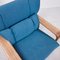 Modernist Fabric & Wood Lounge Chair from Rolf Benz, 1970s 5