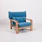 Modernist Fabric & Wood Lounge Chair from Rolf Benz, 1970s, Image 2