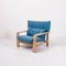 Modernist Fabric & Wood Lounge Chair from Rolf Benz, 1970s, Image 1