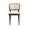 Fabric and Oak Dining Chair by Michael Thonet for Thonet, 1930s, Image 1
