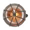 Industrial Grey Cast Aluminium Ceiling Lamp, 1950s 3