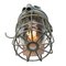 Industrial Cast Iron Cage Light, 1950s 3