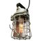 Industrial Cast Iron Cage Light, 1950s 2