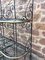 Vintage French Brass and Wrought Iron Wall Unit, 1920s 12