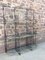 Vintage French Brass and Wrought Iron Wall Unit, 1920s 3